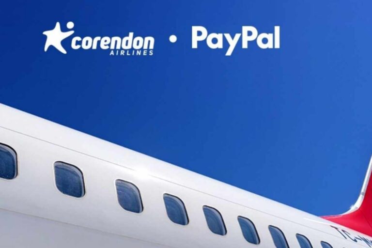 Corendon Airlines adds PayPal to its payment options